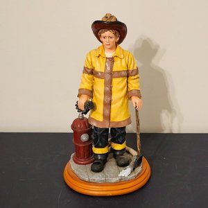 Fireman Statue Figurine #182246 About Face Designs
